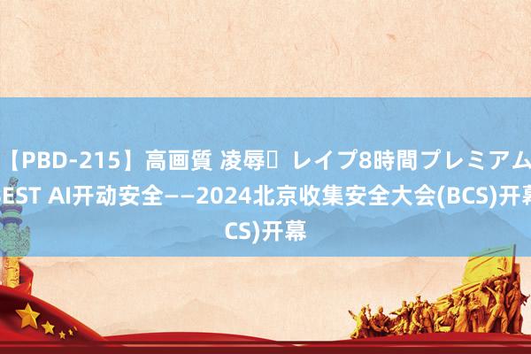 【PBD-215】高画質 凌辱・レイプ8時間プレミアムBEST AI开动安全——2024北京收集安全大会(BCS)开幕